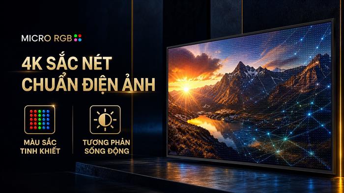 Smart Tivi Micro RGB Samsung AI 4K 85 inch MRA85R95HX