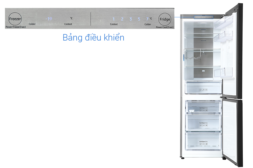 Tủ lạnh Samsung Inverter 339 lít Bespoke RB33T307029/SV (HÀNG TRƯNG BÀY)